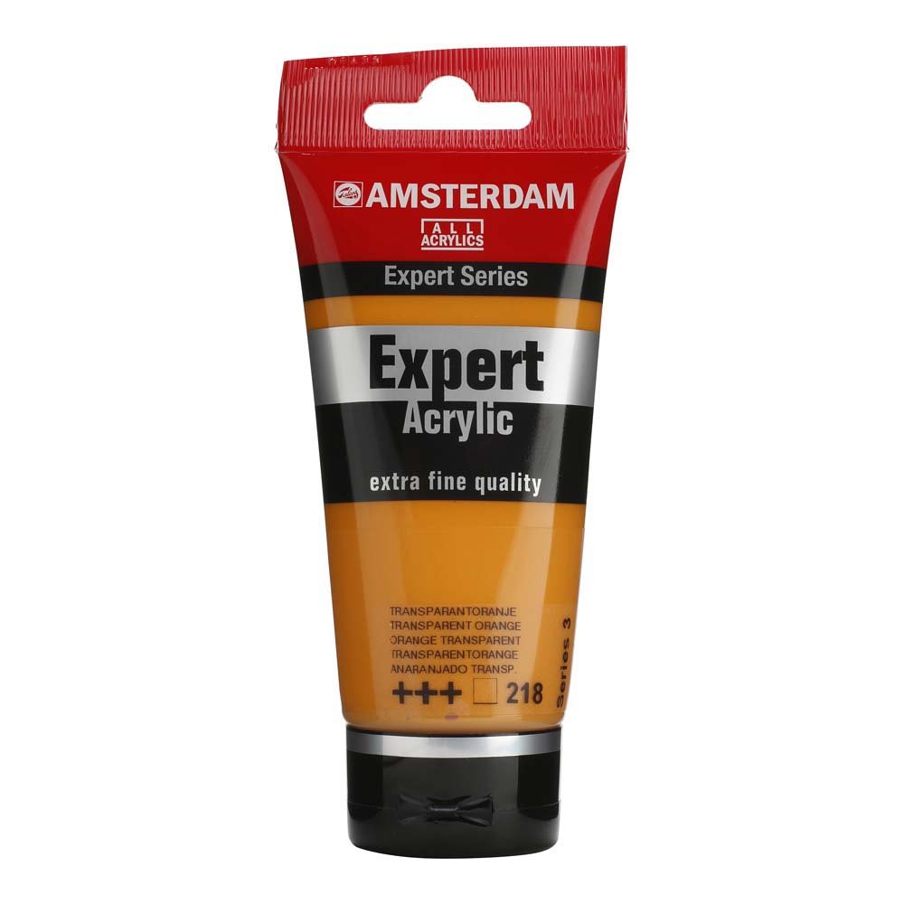 Amsterdam Acrylic Expert - 75 ml-Transparent Orange - Akrylfarver, Kunstnerfarver