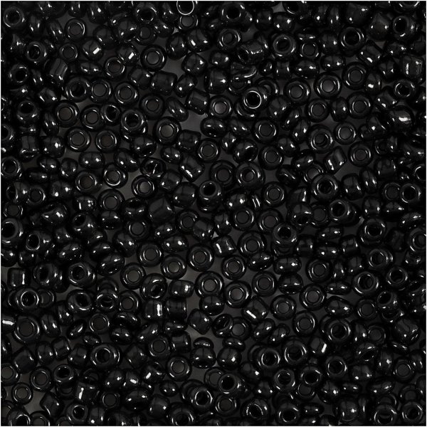 Rocaillepärlor 2 mm Svart 25 g Rocaillepärlor 2 mm Svart 25 g