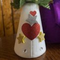 Kundbild Glittriga stj�rnor - 4 x 132 st: Stj�rnorna �r fina och l�tta att...