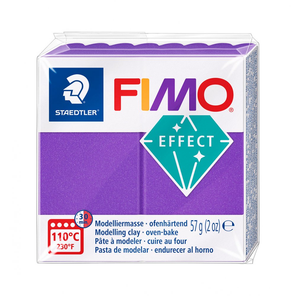 Model Fimo Effect 57g - Lilla Metal - Fimolera, Modellere, Hobbyartikler til børn, Hobbymateriale, Håndværk
