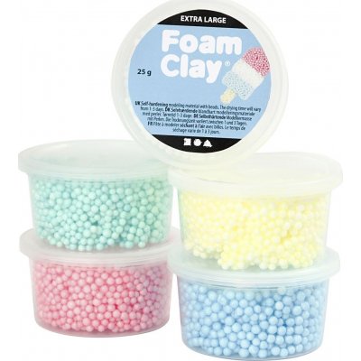 Foam Clay Extra Large - blandede farger - 5 x 25 g