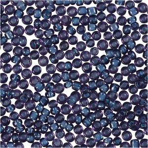 Rocaillepärlor 1,7 mm Lila 25 g Rocaillepärlor 1,7 mm Lila 25 g