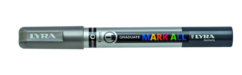 Mark All 1 mm Silver - Lyra Mark All, Markers, Penner, Penner, fargestifter og blekk