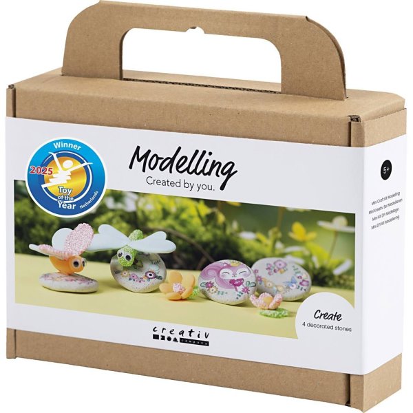 Mini DIY-sæt Modelleringssten med insektgrå/lyserød/lys turkis Mini DIY-sæt Modelleringssten med insektgrå/lyserød/lys turkis