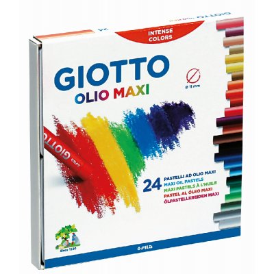 Kridt Giotto Olio Maxi 11 mm - 24-pak