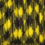 Parkacord Farvemix 4 mm x 50 m - Sort, Gul