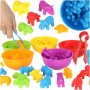 R�kneset Safari med djurfigurer 36 delar - Montessori