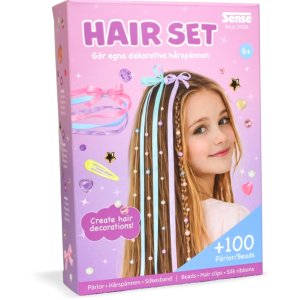 Hårset mini Sense - gör egna hårspännen med pärlor Hårset mini Sense - gör egna hårspännen med pärlor