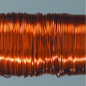 Koppartrd  0,50 mm - orange metallic 25 m