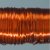 Kobbertrd 0,50 mm - Orange Metallic 25 m