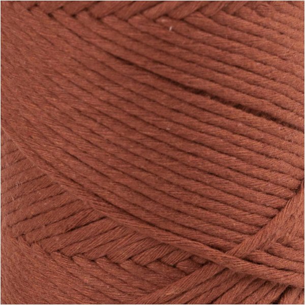 Makramégarn - bränd orange - Ø2 mm - 198 m Makramégarn - bränd orange - Ø2 mm - 198 m
