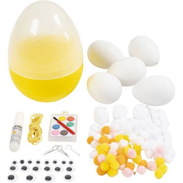 DIY Mix påskeæg - Højde 14 cm, diameter 11 cm DIY Mix påskeæg - Højde 14 cm, diameter 11 cm