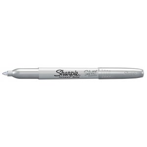 Fiberpenna Sharpie - Permanent Marker Fine - Metalliskt silver