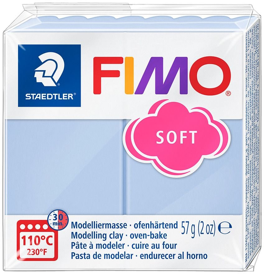Model Fimo Soft 57g - Peace of Mind Blue - Fimolera, Modellere, Hobbyartikler til børn, Hobbymateriale, Håndværk