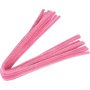 Piprensare 8 mm x 50 cm, rosa, 10-pack