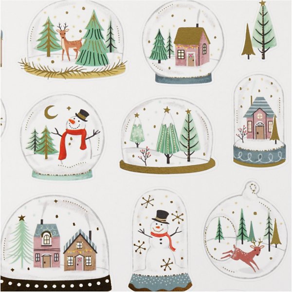 Klistermärken - snöglober Klistermärken - snöglober