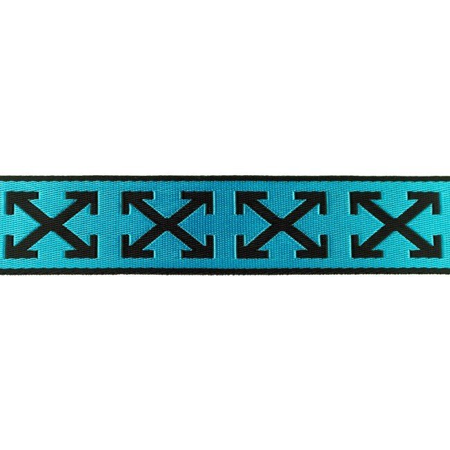 Bånd - Glitrende, Kryds - Vandblå - Dekorationsbånd - Øvrige, Bånd & dekorationsbånd, Tekstilbånd & snor