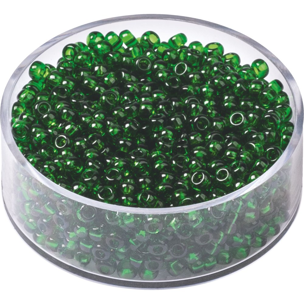 Boheme rocailleperler 2,5 mm 17 g - Mørkegrøn - Blandinger af rocaillesperler, Rocaillesperler, Håndværk