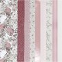 Vivi Gade designpapir i blokker - beige/rosa - 24 ark