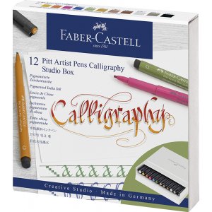 Kalligrafipennset - Faber-Castell - 12 pennor