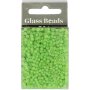 Rocaillepärlor matta 3 mm Grön 25 g Rocaillepärlor matta 3 mm Grön 25 g