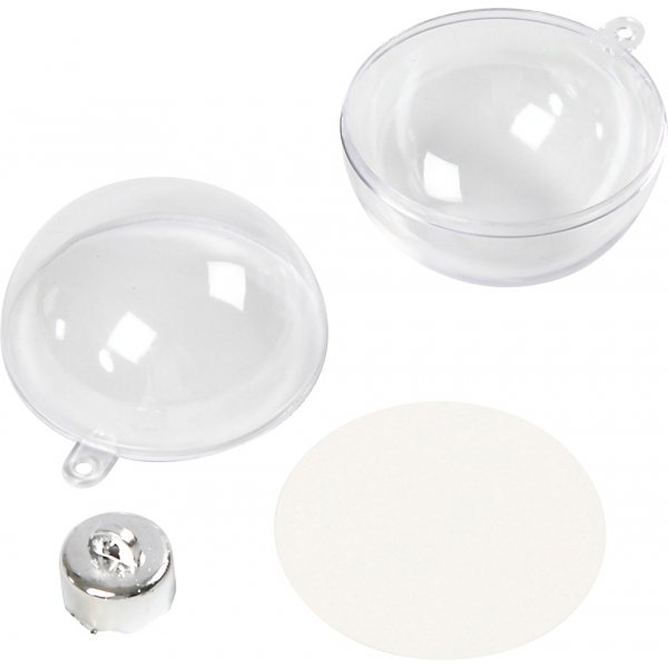 Deko-kula - transparent - Ø5 cm - 10 st Deko-kula - transparent - Ø5 cm - 10 st