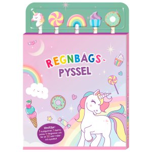 Regnbuehobby - hobbybok med blyanter og viskelær Regnbuehobby - hobbybok med blyanter og viskelær