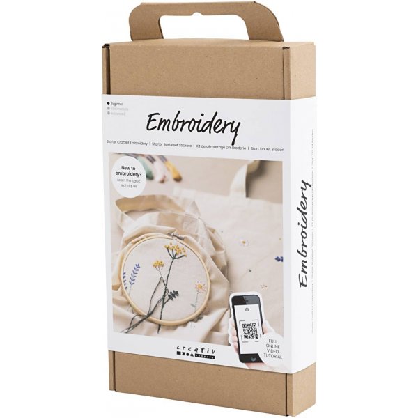 Start DIY Kit Broderi - Blommor Start DIY Kit Broderi - Blommor