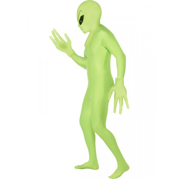 Second skin-dr�kt, Alien maskeraddr�kt - Large