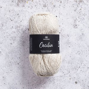Cecilia 50g Naturhvit Cecilia 50g Naturhvit