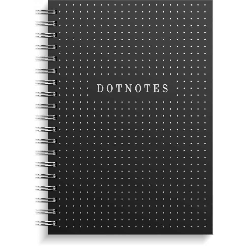 DotNotes - B5 - Sort - Notesbøger, Kontorartikler