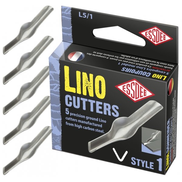 Linokniver 5-pakning