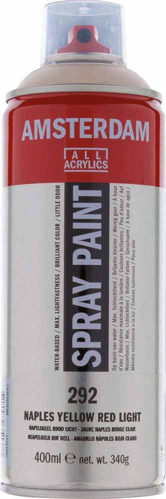 Amsterdam Spray 400 ml - Naples Yellow Red Light - Spraydåser, Spraymaling, Hobbyfarve