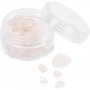 Kristallp�rlor rosenkvarts rosa 7-12 mm - 63 st.