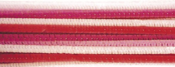 20 cheniller 6 mm i blandade rosa nyanser 20 cheniller 6 mm i blandade rosa nyanser