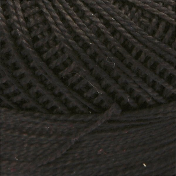 Mercericerat Bomullsgarn - svart - 20 g Mercericerat Bomullsgarn - svart - 20 g