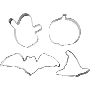 Utstickare Halloweenmotiv 4 delar 7-12,4 cm Rostfritt stål Utstickare Halloweenmotiv 4 delar 7-12,4 cm Rostfritt stål