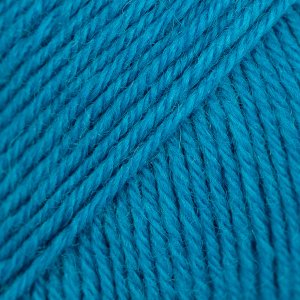 DROPS Fabel Uni Colour garn 50g - Turkos (105)