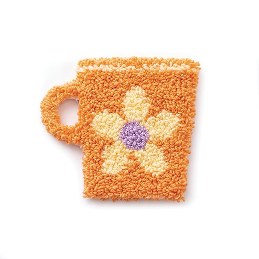 Punch needle-kit Happy Hour - Glasunderl�gg