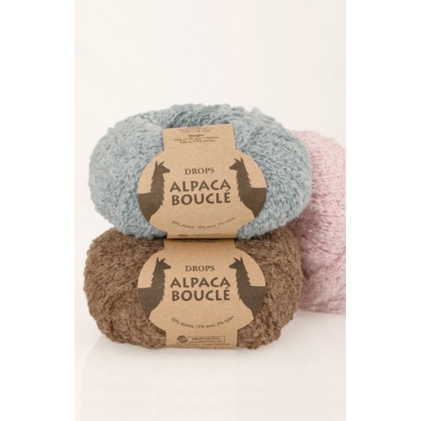 Drops Alpaca Bouclé garn - 50g Drops Alpaca Bouclé garn - 50g