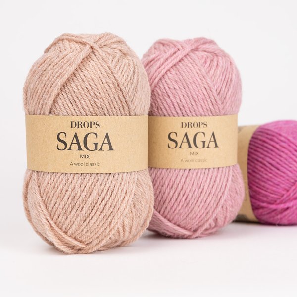 Garn DROPS Saga 100% ull - 50 g Garn DROPS Saga 100% ull - 50 g