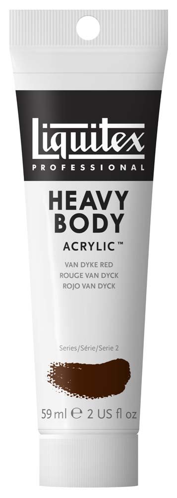 Akrylfärg Heavy Body Liquitex 59 ml - 392 Van dyck red hue - Akrylfärger, Konstnärsfärger