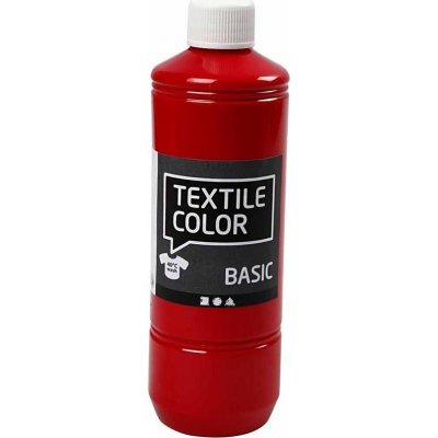 Tekstilfarve tekstilfarve - rd - 500 ml