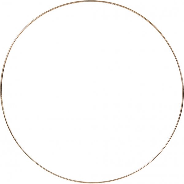Metallring - guld - Ø30 cm Metallring - guld - Ø30 cm