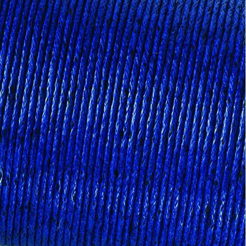 Snor vokset bomull - blå Snor vokset bomull - blå