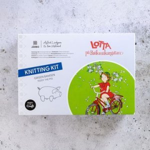 Stickkit Lotta p� Br�kmakargatan Grisen Bamsen
