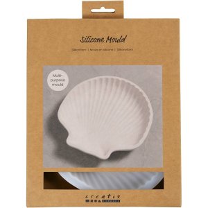 Silikonform Bl�skjellskall 14,5 x 14 x 2,5 cm