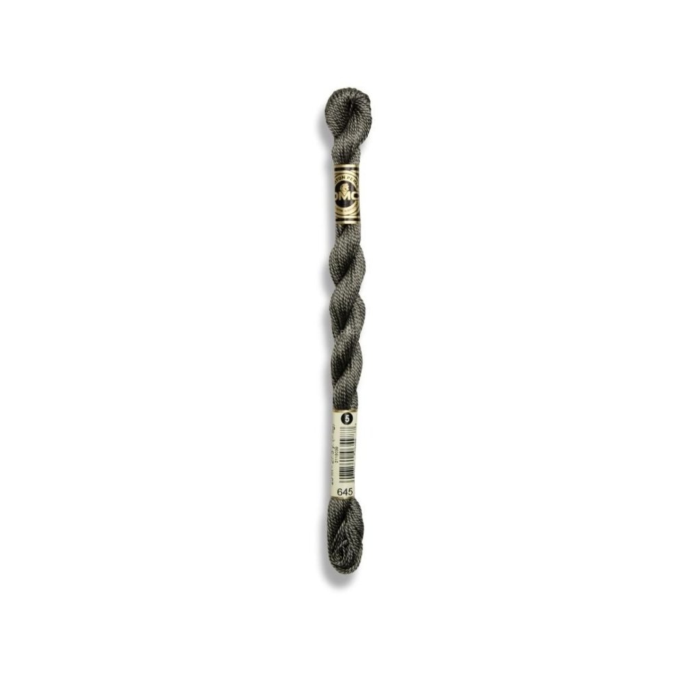DMC Pearl Cotton Art. 115/5, 645 Very Dark Beaver Gray - Broderigarn, Garn, Sticka & virka