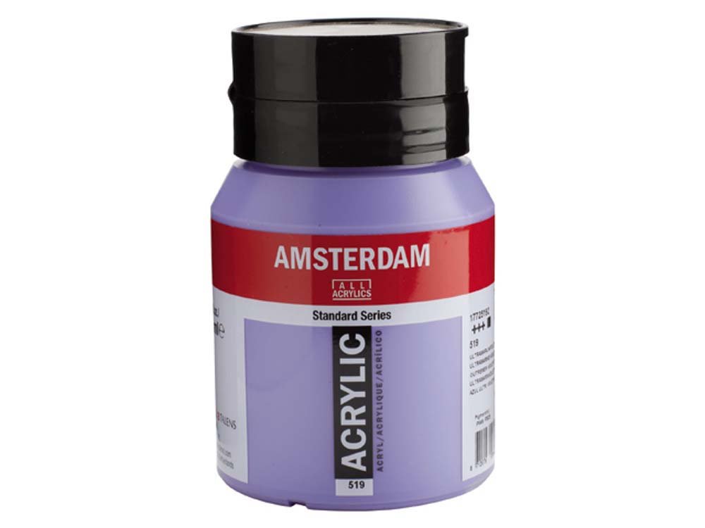 Amsterdam akrylmaling 500 ml - Ultramarin violet lys - Akrylfarver, Kunstnerfarver