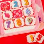Sensorisk aktivitetsrygs�k prinsesse 28 x 25 cm lyser�d